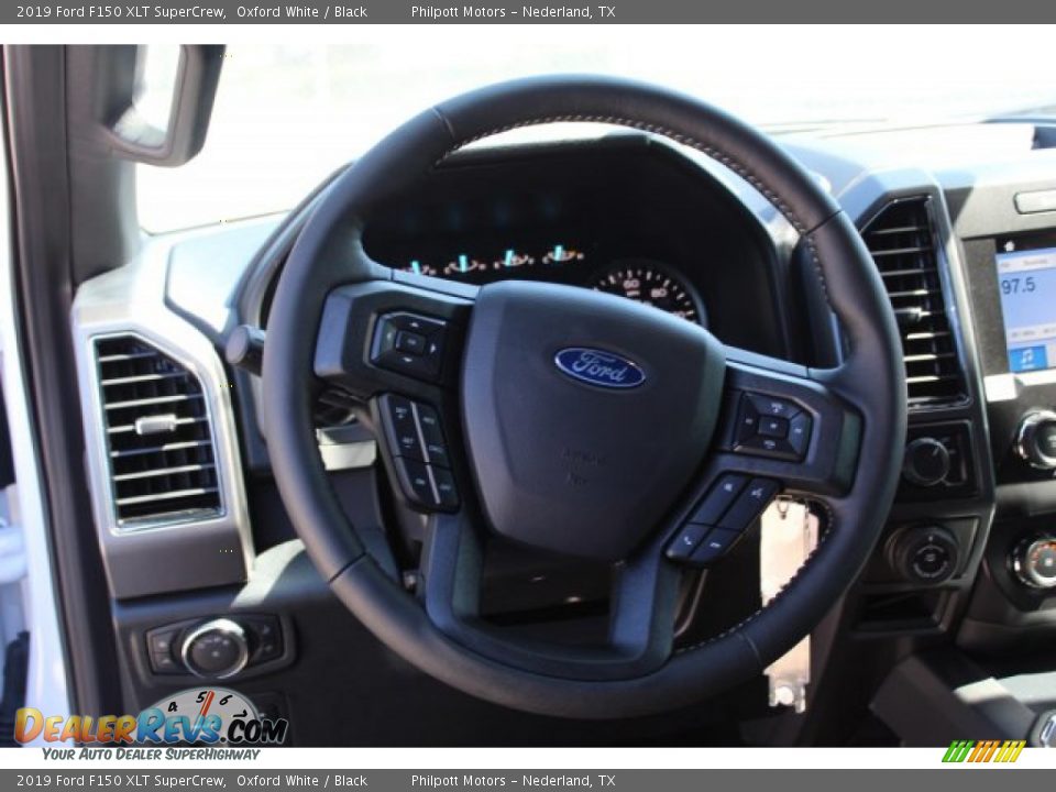 2019 Ford F150 XLT SuperCrew Oxford White / Black Photo #20