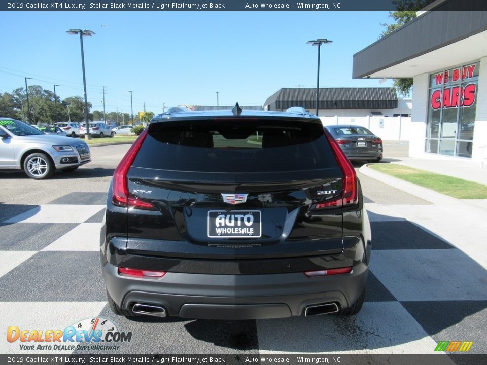 2019 Cadillac XT4 Luxury Stellar Black Metallic / Light Platinum/Jet Black Photo #4