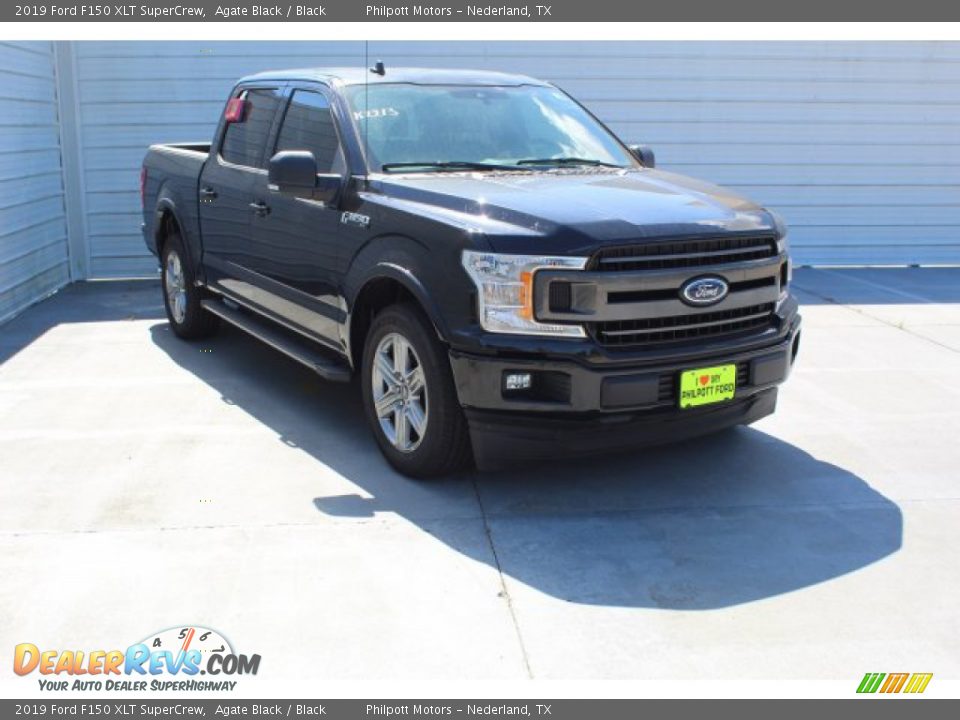 2019 Ford F150 XLT SuperCrew Agate Black / Black Photo #2