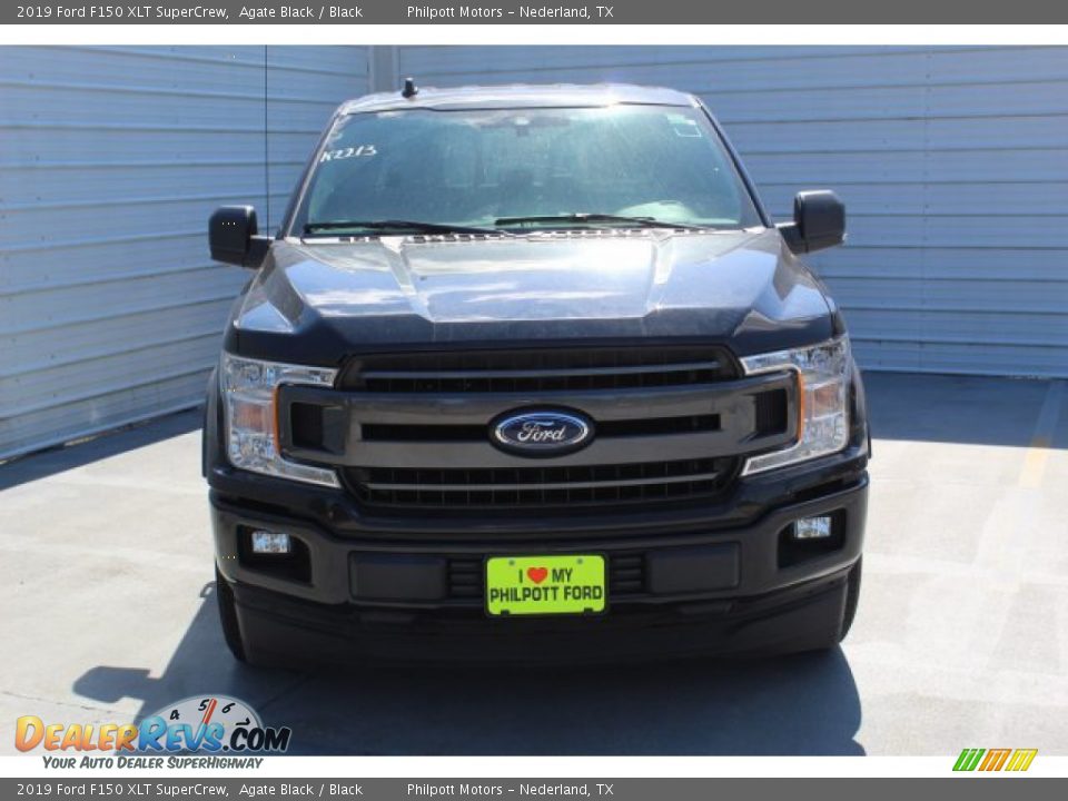 2019 Ford F150 XLT SuperCrew Agate Black / Black Photo #3