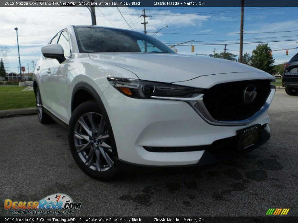 2019 Mazda CX-5 Grand Touring AWD Snowflake White Pearl Mica / Black Photo #1