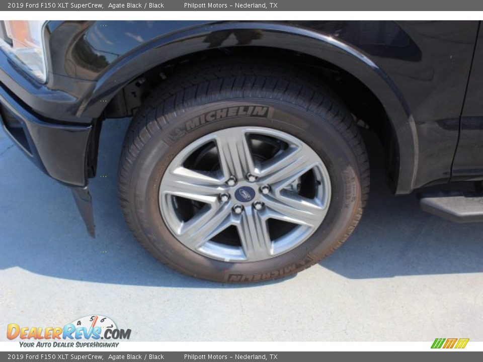 2019 Ford F150 XLT SuperCrew Agate Black / Black Photo #5