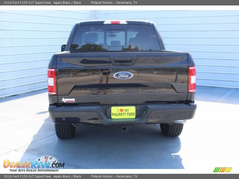 2019 Ford F150 XLT SuperCrew Agate Black / Black Photo #7