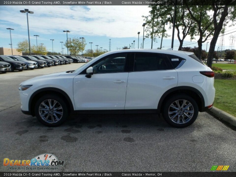2019 Mazda CX-5 Grand Touring AWD Snowflake White Pearl Mica / Black Photo #4