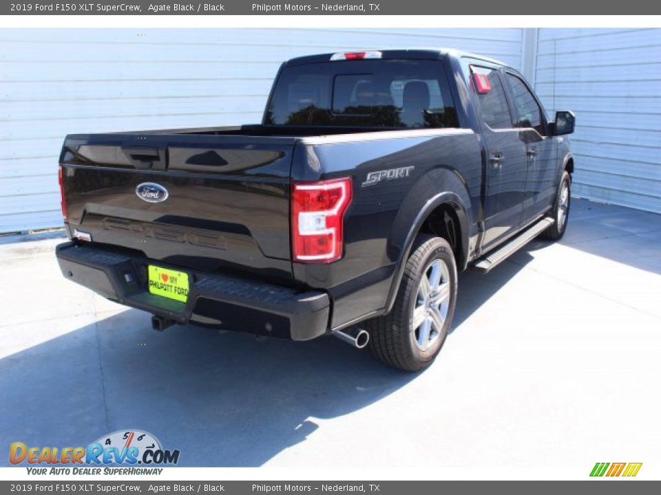 2019 Ford F150 XLT SuperCrew Agate Black / Black Photo #8