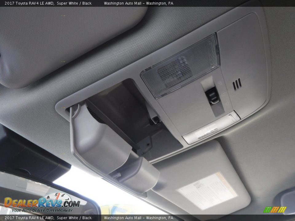 2017 Toyota RAV4 LE AWD Super White / Black Photo #23
