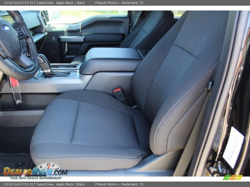 2019 Ford F150 XLT SuperCrew Agate Black / Black Photo #10