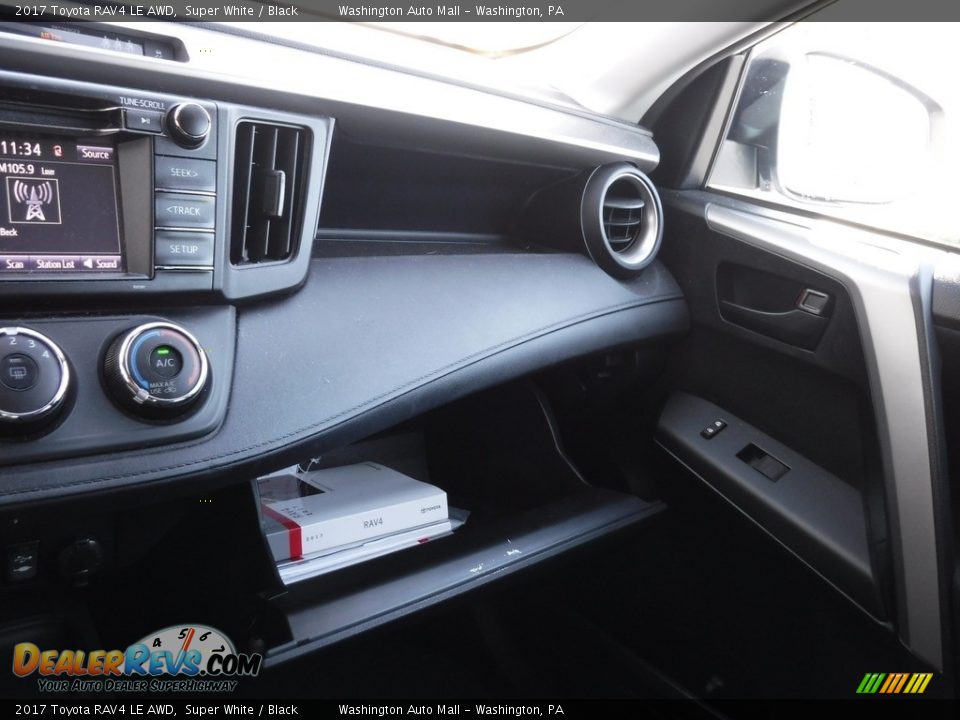 2017 Toyota RAV4 LE AWD Super White / Black Photo #24