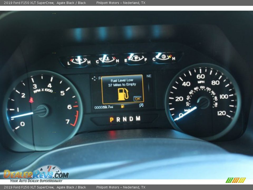 2019 Ford F150 XLT SuperCrew Agate Black / Black Photo #14