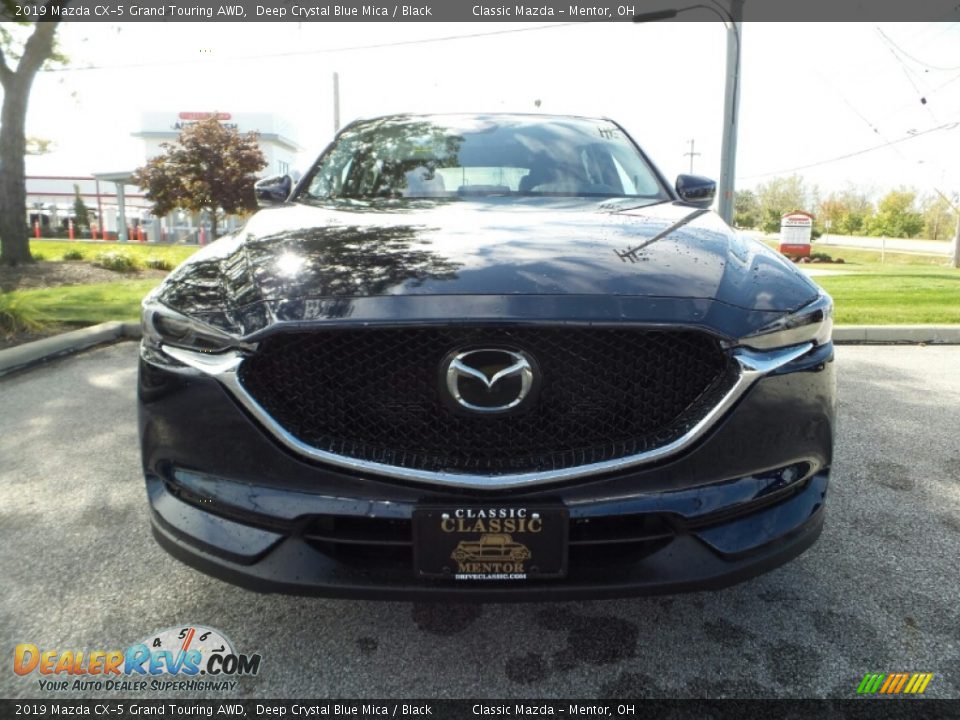2019 Mazda CX-5 Grand Touring AWD Deep Crystal Blue Mica / Black Photo #2