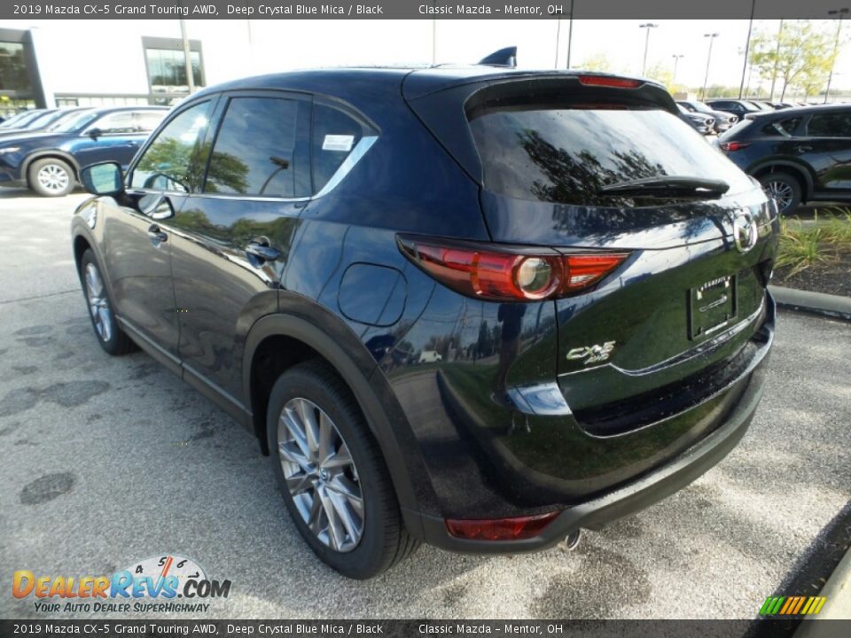 2019 Mazda CX-5 Grand Touring AWD Deep Crystal Blue Mica / Black Photo #5