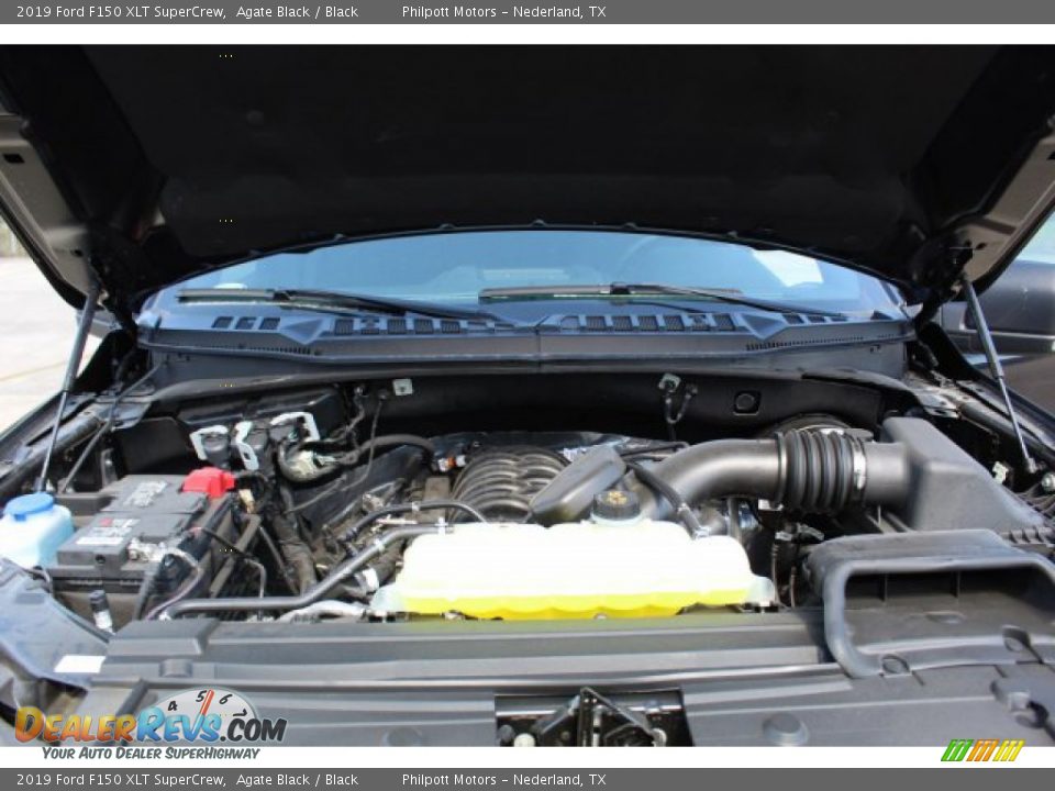 2019 Ford F150 XLT SuperCrew Agate Black / Black Photo #24