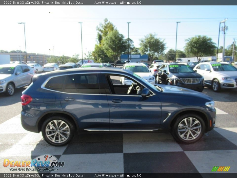 2019 BMW X3 xDrive30i Phytonic Blue Metallic / Oyster Photo #3