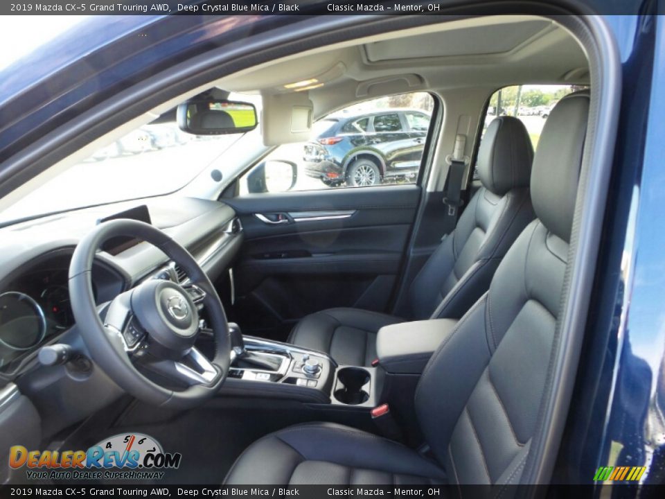 2019 Mazda CX-5 Grand Touring AWD Deep Crystal Blue Mica / Black Photo #8