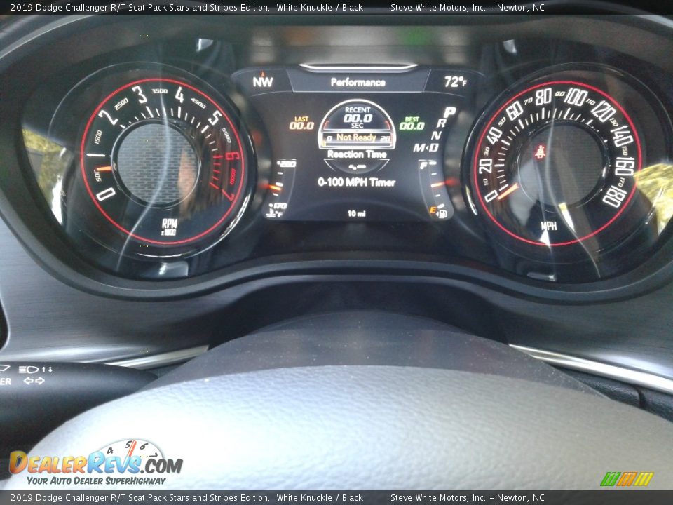 2019 Dodge Challenger R/T Scat Pack Stars and Stripes Edition White Knuckle / Black Photo #18