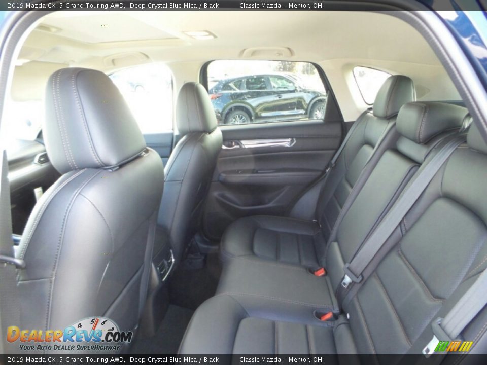 2019 Mazda CX-5 Grand Touring AWD Deep Crystal Blue Mica / Black Photo #9