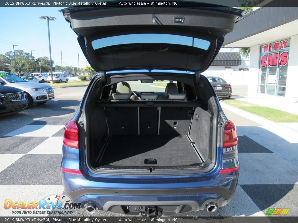 2019 BMW X3 xDrive30i Phytonic Blue Metallic / Oyster Photo #5