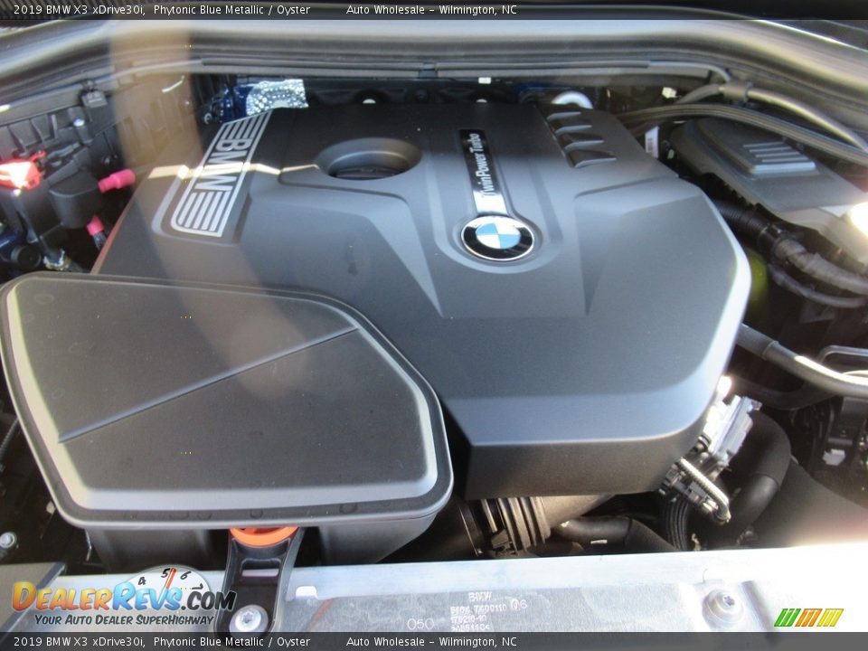 2019 BMW X3 xDrive30i Phytonic Blue Metallic / Oyster Photo #6