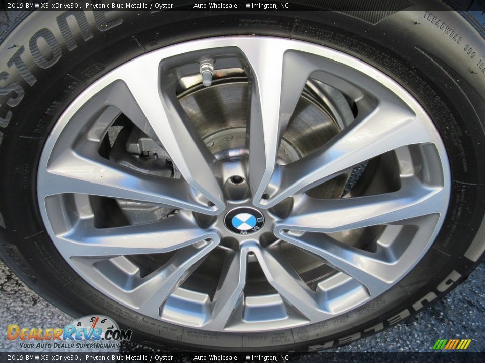 2019 BMW X3 xDrive30i Phytonic Blue Metallic / Oyster Photo #7