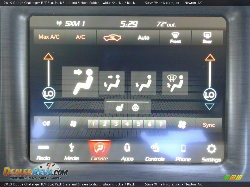 2019 Dodge Challenger R/T Scat Pack Stars and Stripes Edition White Knuckle / Black Photo #22