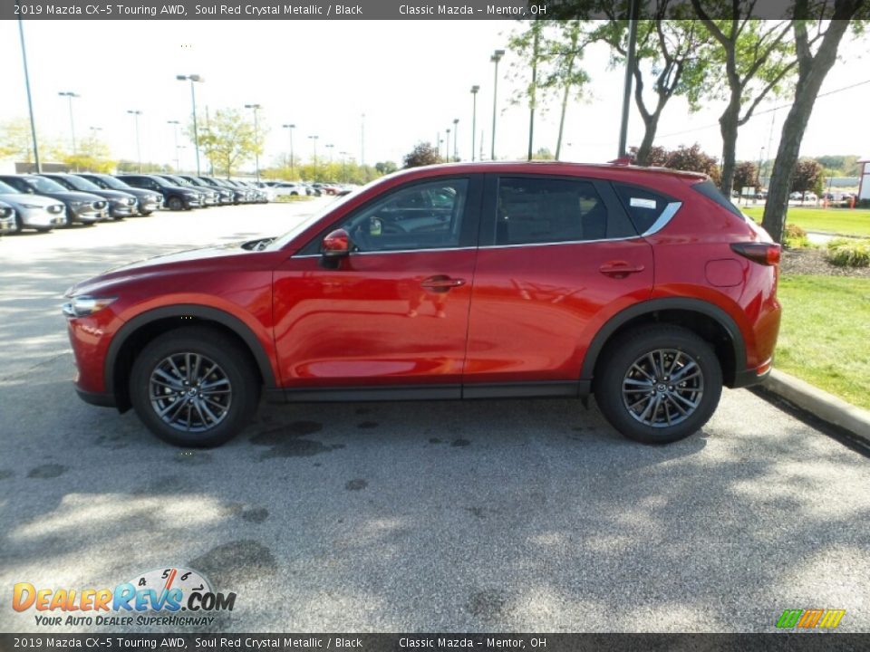 2019 Mazda CX-5 Touring AWD Soul Red Crystal Metallic / Black Photo #4