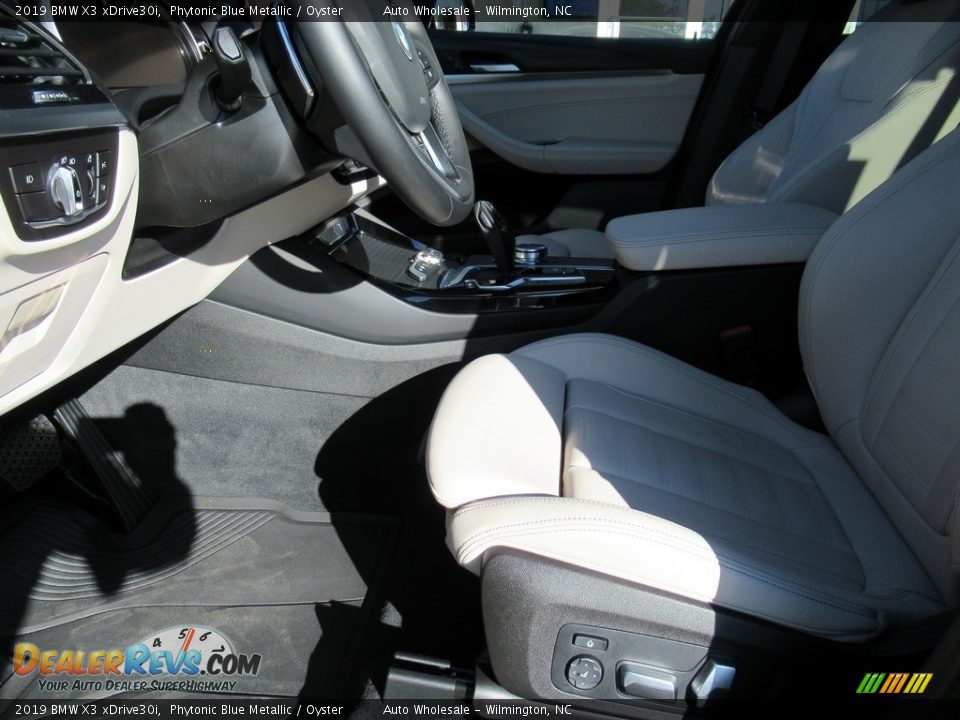 2019 BMW X3 xDrive30i Phytonic Blue Metallic / Oyster Photo #9