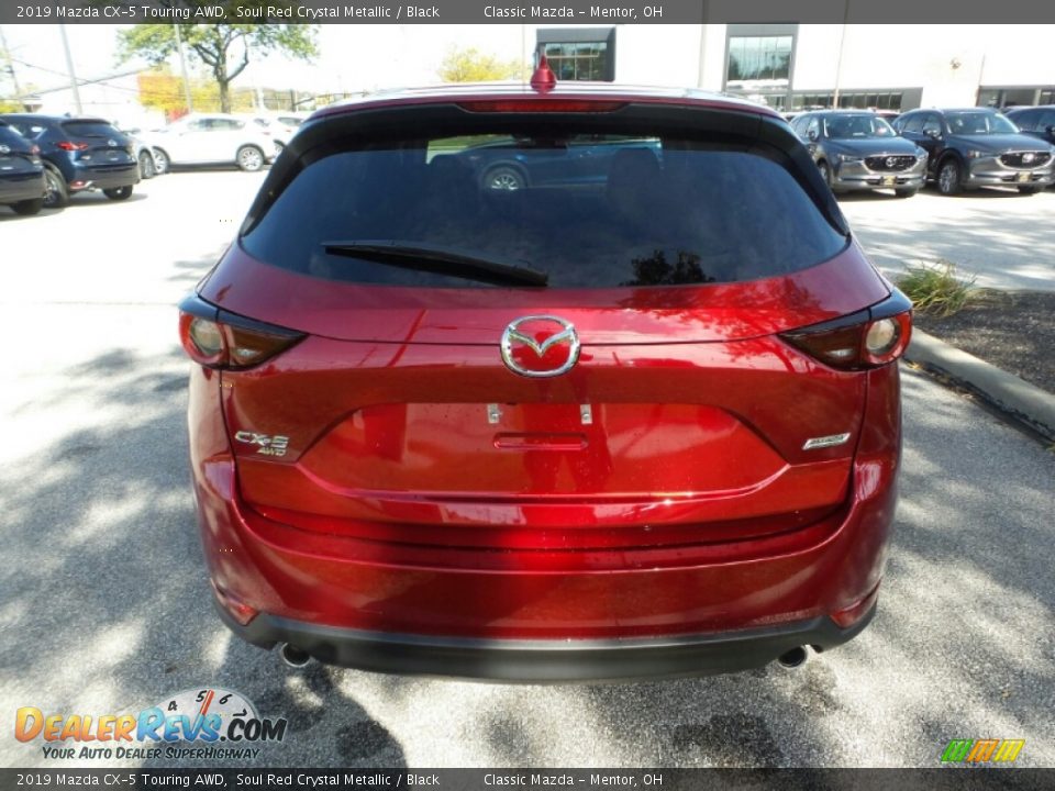 2019 Mazda CX-5 Touring AWD Soul Red Crystal Metallic / Black Photo #6