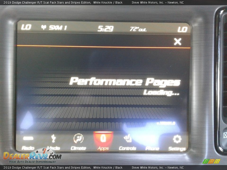 2019 Dodge Challenger R/T Scat Pack Stars and Stripes Edition White Knuckle / Black Photo #25