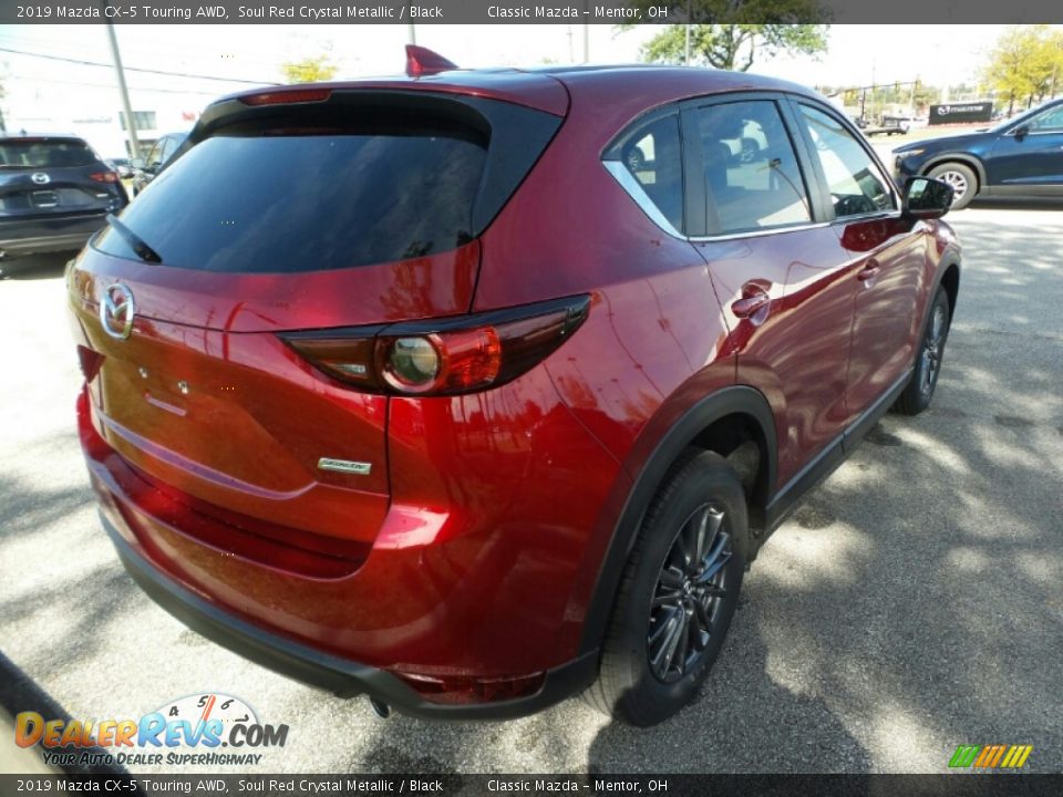 2019 Mazda CX-5 Touring AWD Soul Red Crystal Metallic / Black Photo #7