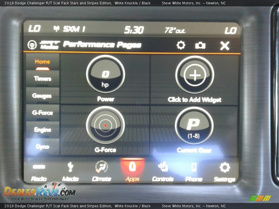 2019 Dodge Challenger R/T Scat Pack Stars and Stripes Edition White Knuckle / Black Photo #26