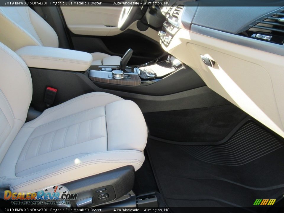 2019 BMW X3 xDrive30i Phytonic Blue Metallic / Oyster Photo #11