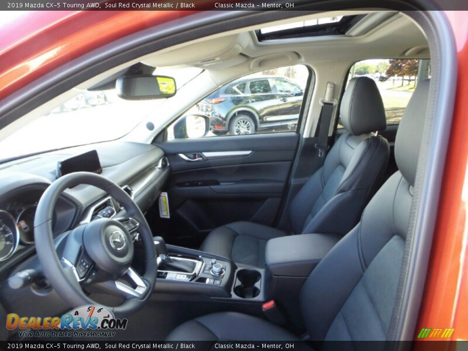 2019 Mazda CX-5 Touring AWD Soul Red Crystal Metallic / Black Photo #8
