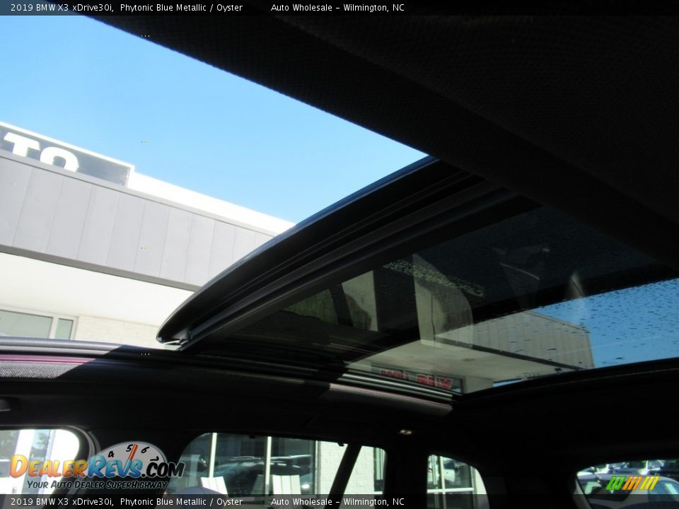 2019 BMW X3 xDrive30i Phytonic Blue Metallic / Oyster Photo #13