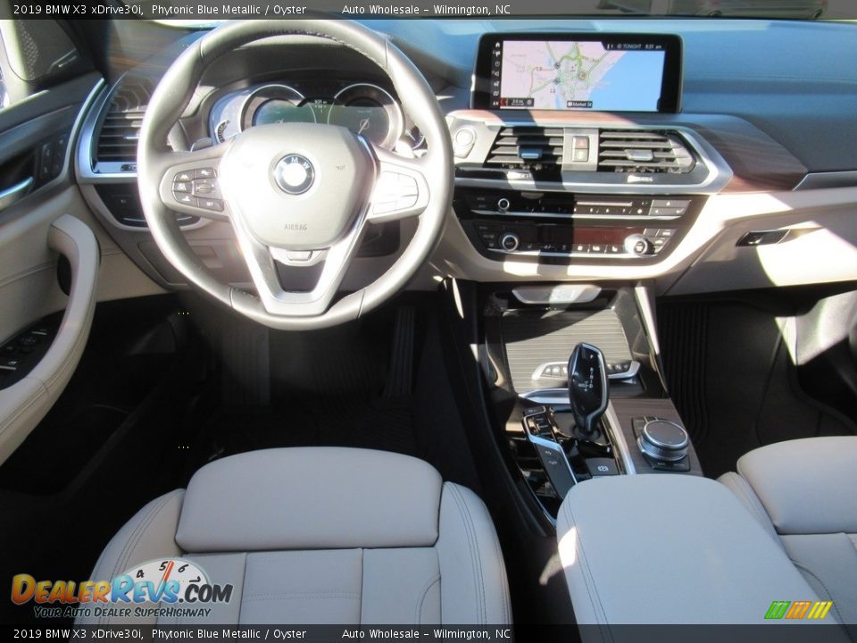 2019 BMW X3 xDrive30i Phytonic Blue Metallic / Oyster Photo #14