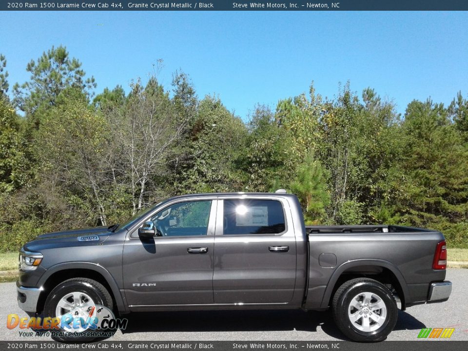 2020 Ram 1500 Laramie Crew Cab 4x4 Granite Crystal Metallic / Black Photo #1