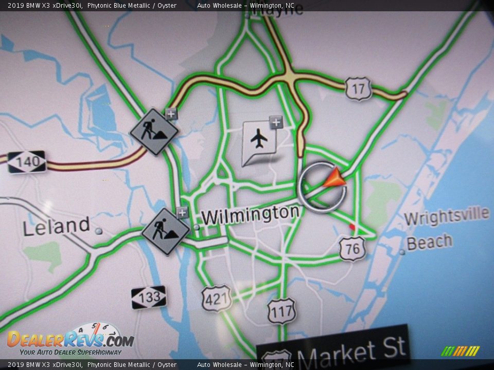 2019 BMW X3 xDrive30i Phytonic Blue Metallic / Oyster Photo #16