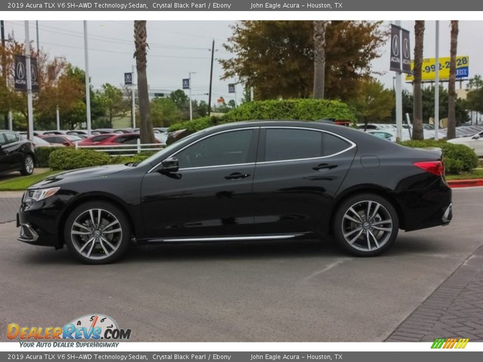 2019 Acura TLX V6 SH-AWD Technology Sedan Crystal Black Pearl / Ebony Photo #4