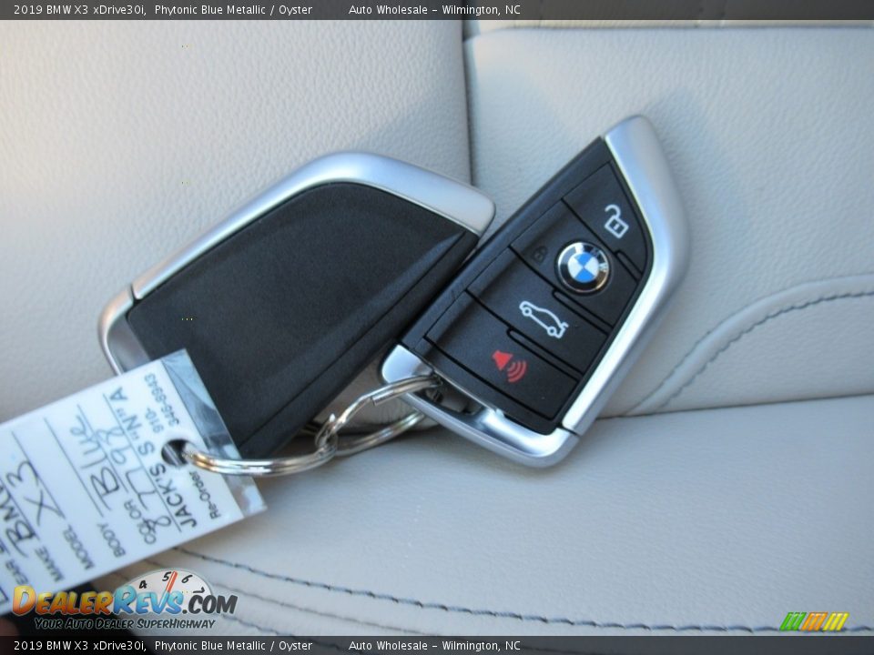 2019 BMW X3 xDrive30i Phytonic Blue Metallic / Oyster Photo #20