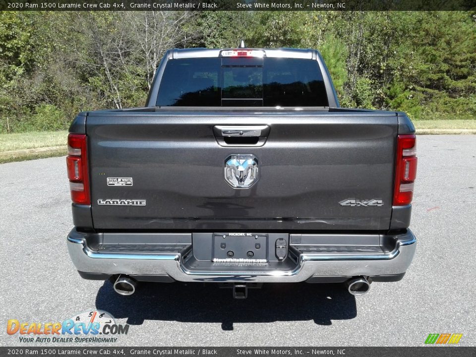 2020 Ram 1500 Laramie Crew Cab 4x4 Granite Crystal Metallic / Black Photo #7