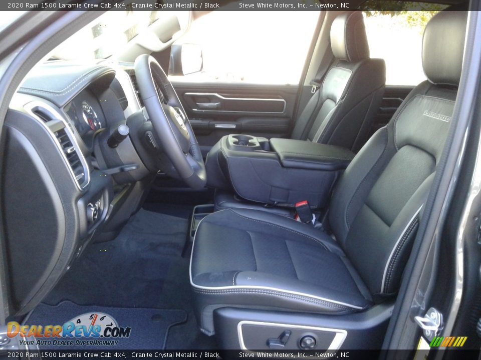 2020 Ram 1500 Laramie Crew Cab 4x4 Granite Crystal Metallic / Black Photo #10