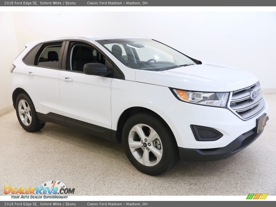 2018 Ford Edge SE Oxford White / Ebony Photo #1