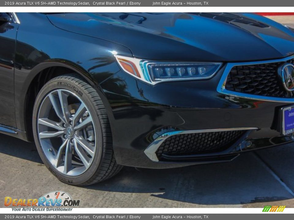 2019 Acura TLX V6 SH-AWD Technology Sedan Crystal Black Pearl / Ebony Photo #10