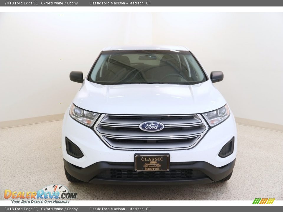 2018 Ford Edge SE Oxford White / Ebony Photo #2