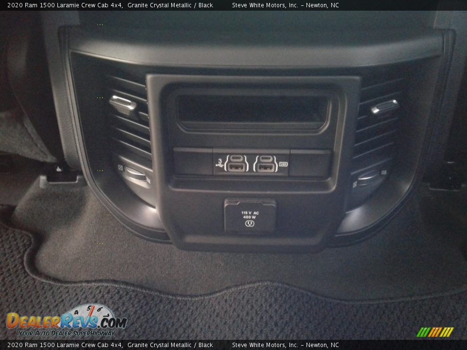 2020 Ram 1500 Laramie Crew Cab 4x4 Granite Crystal Metallic / Black Photo #14