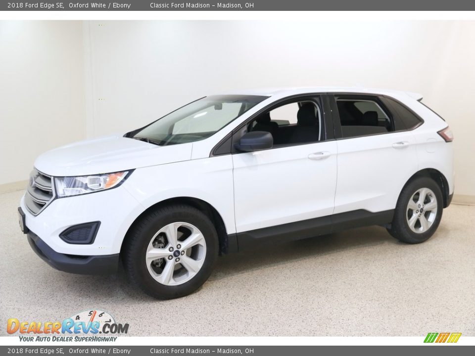 2018 Ford Edge SE Oxford White / Ebony Photo #3