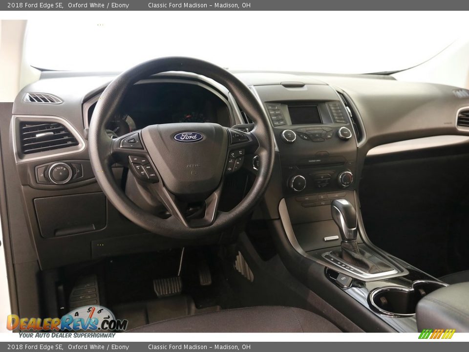 2018 Ford Edge SE Oxford White / Ebony Photo #6