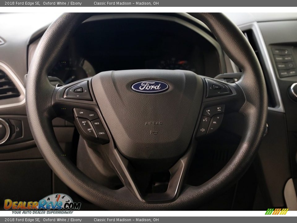 2018 Ford Edge SE Oxford White / Ebony Photo #7