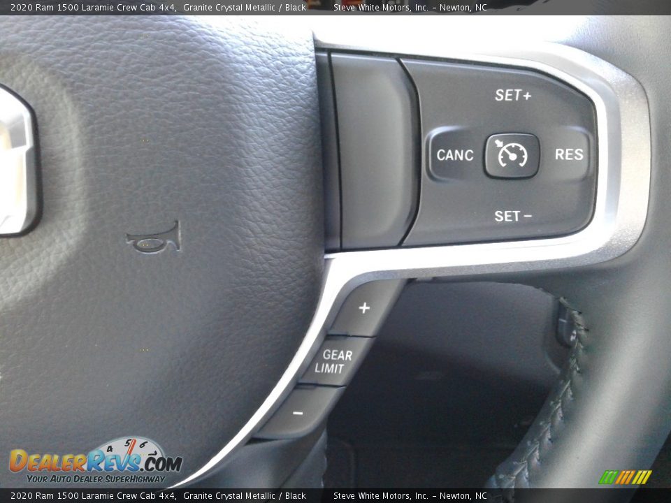 2020 Ram 1500 Laramie Crew Cab 4x4 Granite Crystal Metallic / Black Photo #20
