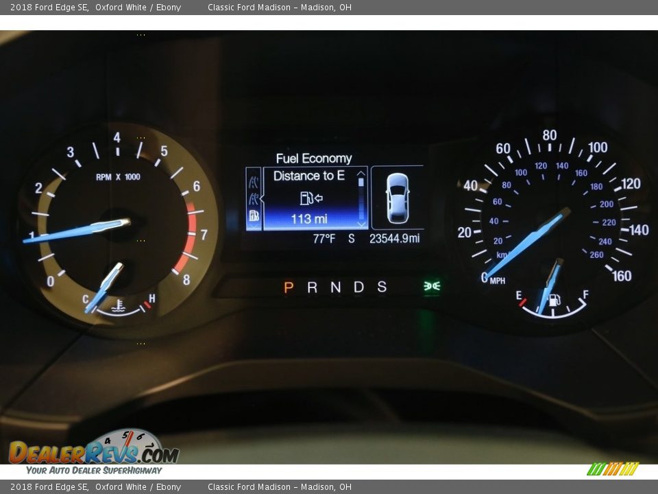 2018 Ford Edge SE Oxford White / Ebony Photo #8