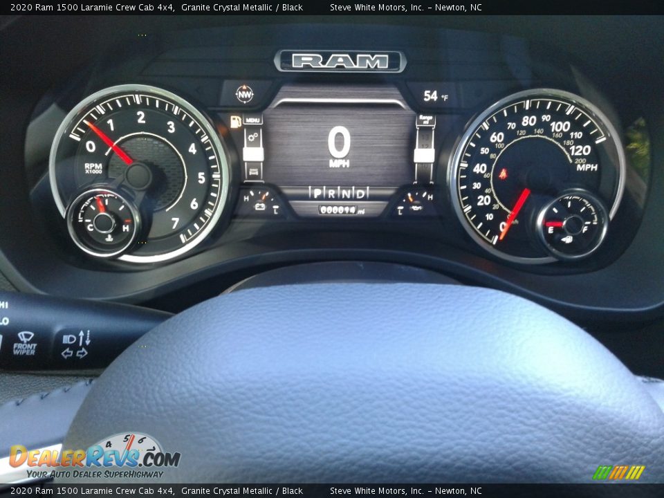 2020 Ram 1500 Laramie Crew Cab 4x4 Granite Crystal Metallic / Black Photo #21